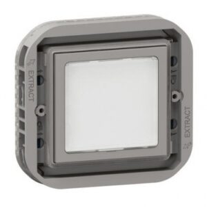 Plexo Properting Marking and Signaling Indicator Light IP55 Power 0,2W ou 1W acabamento cinza e branco Enjolive. Materiais que inspiram, construções que impressionam. Angola-Materiais.shop.