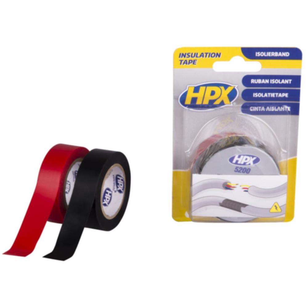2 rolos de fita isolantes pretos e vermelhos 19 mm x 10m hpx. Construindo Angola, um material de cada vez. Angola-Materiais.shop.