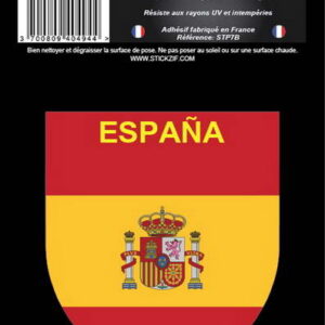 Country adesivo Blason Espana x1. Inovação, qualidade e confiabilidade na palma da sua mão. Angola-Materiais.shop.