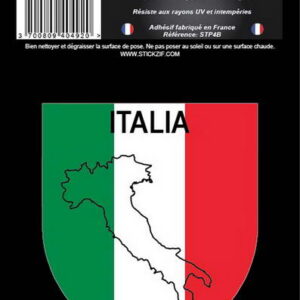 Country adesivo Blason Italia x1. Construa com inteligência, construa com Angola-Materiais.shop.