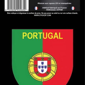 Country adesivo Blason Portugal X1. Inovação, qualidade e confiabilidade na palma da sua mão. Angola-Materiais.shop.