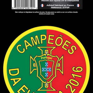 Cruz do país adesivo de Portugal Campeões da Europa 2016 x1. Compre materiais hidráulicos e elétricos duráveis na Angola-Materiais.shop. Estamos comprometidos com a excelência.