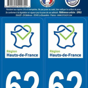 Departamento da Região dos Adesivos 62 Hauts de France X2. Soluções inteligentes para construtores inteligentes. Angola-Materiais.shop.