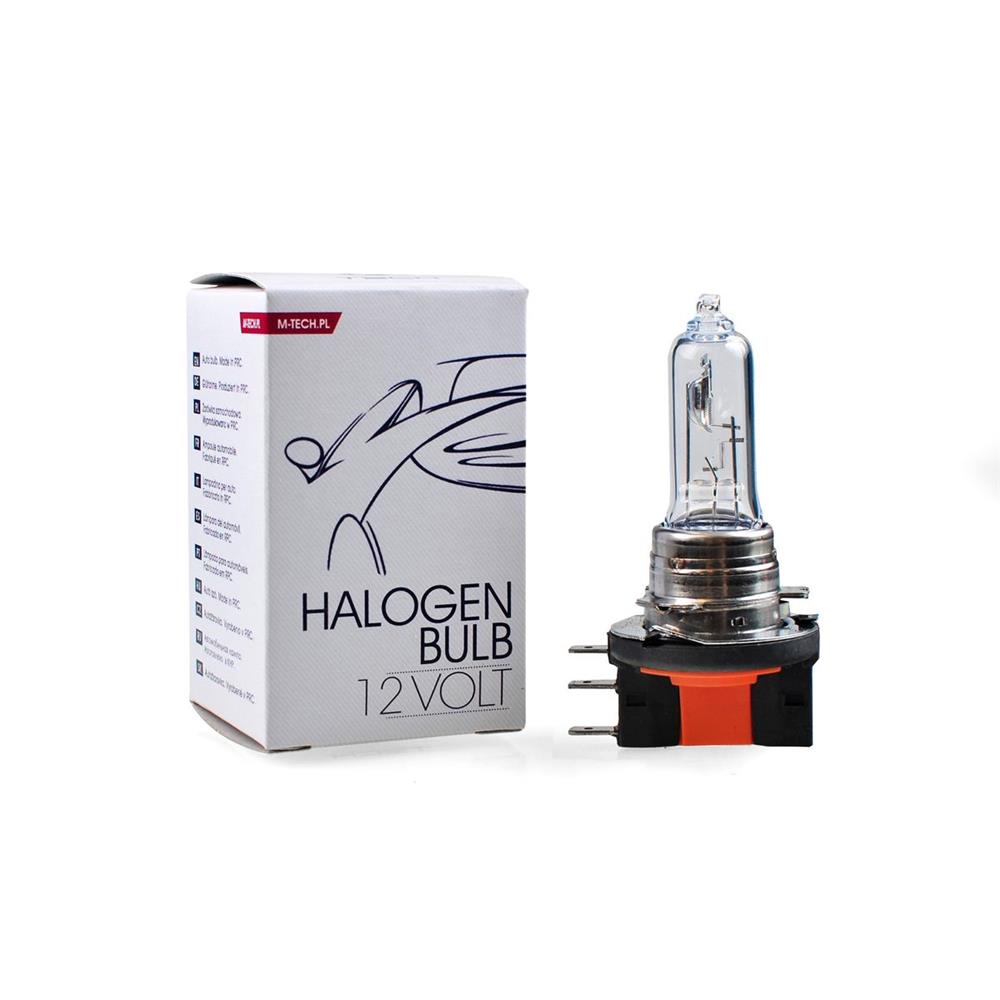 Lâmpada halogênica H15 PGJ23T-1 12V 15W (caixa) x1 mtech. Experiência, inovação e dedicação em cada produto. Angola-Materiais.shop.