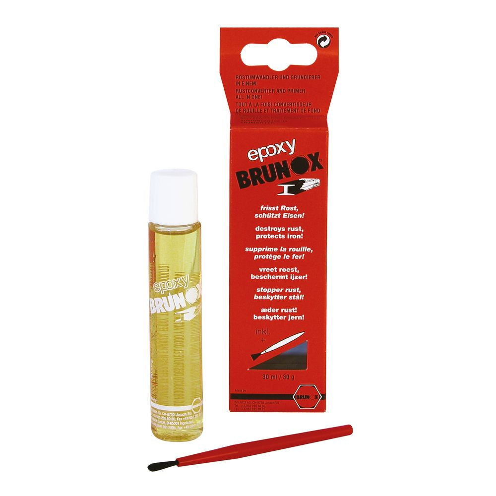 Camada de fundo anti -Rust + epóxi 25 ml Brunox Bottle. Sua obra, nossa especialidade. Angola-Materiais.shop.