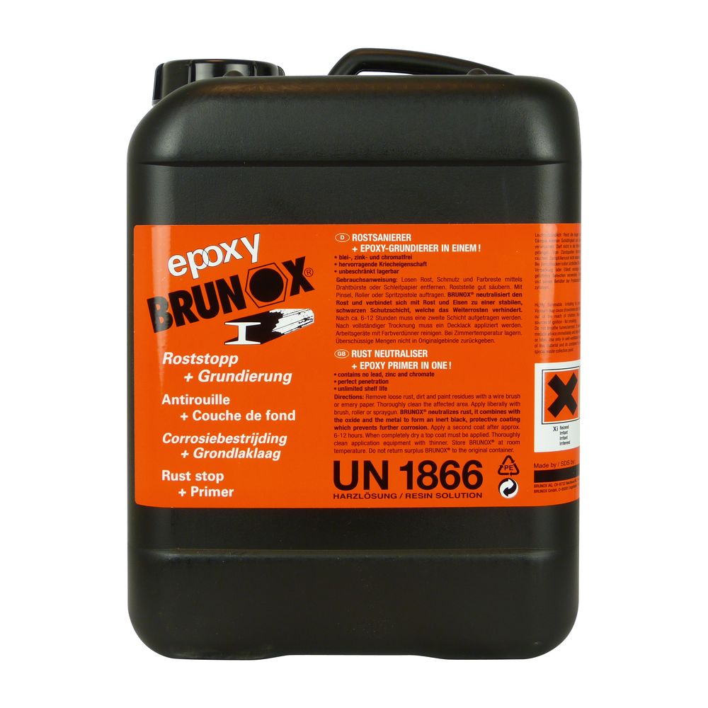 Anti -Rusting + Epoxy Fund Camada 5L Brunox Bid. Eficiência, qualidade e confiança em um só lugar. Angola-Materiais.shop.