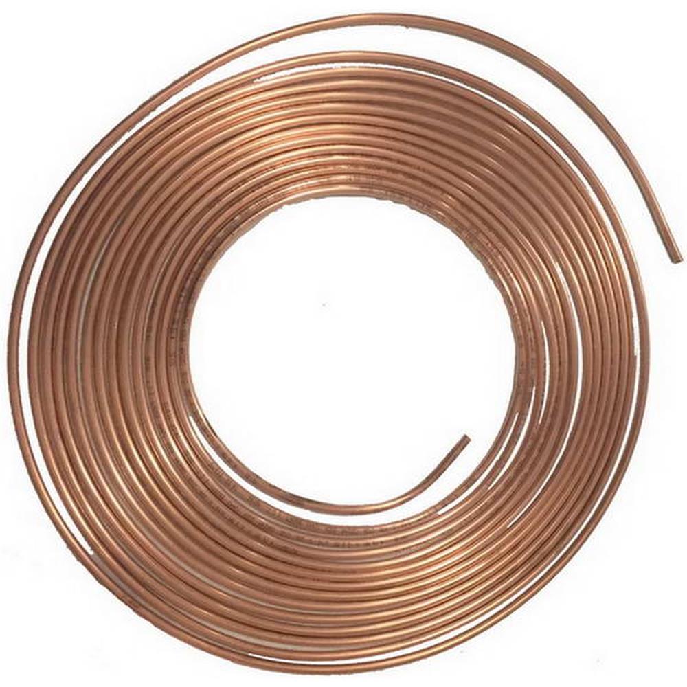 Bobina de cobre hidráulica de 100% longa. 10M/ EPAIS. 0,9 mm/ Ø4,76mm. Materiais de construção que fazem a diferença. Angola-Materiais.shop, sua escolha inteligente.