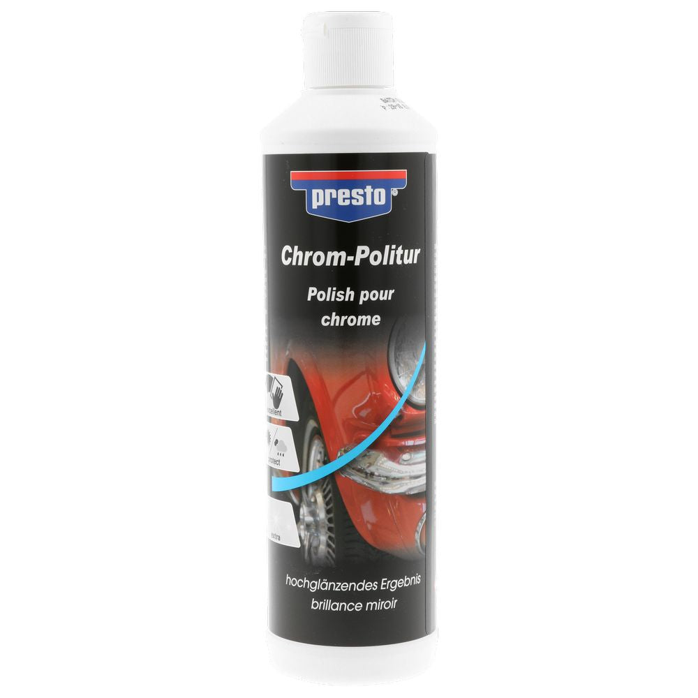 Polonês para Chrome 500ml Presto. Angola-Materiais.shop: Tecnologia, qualidade e inovação em materiais de construção.