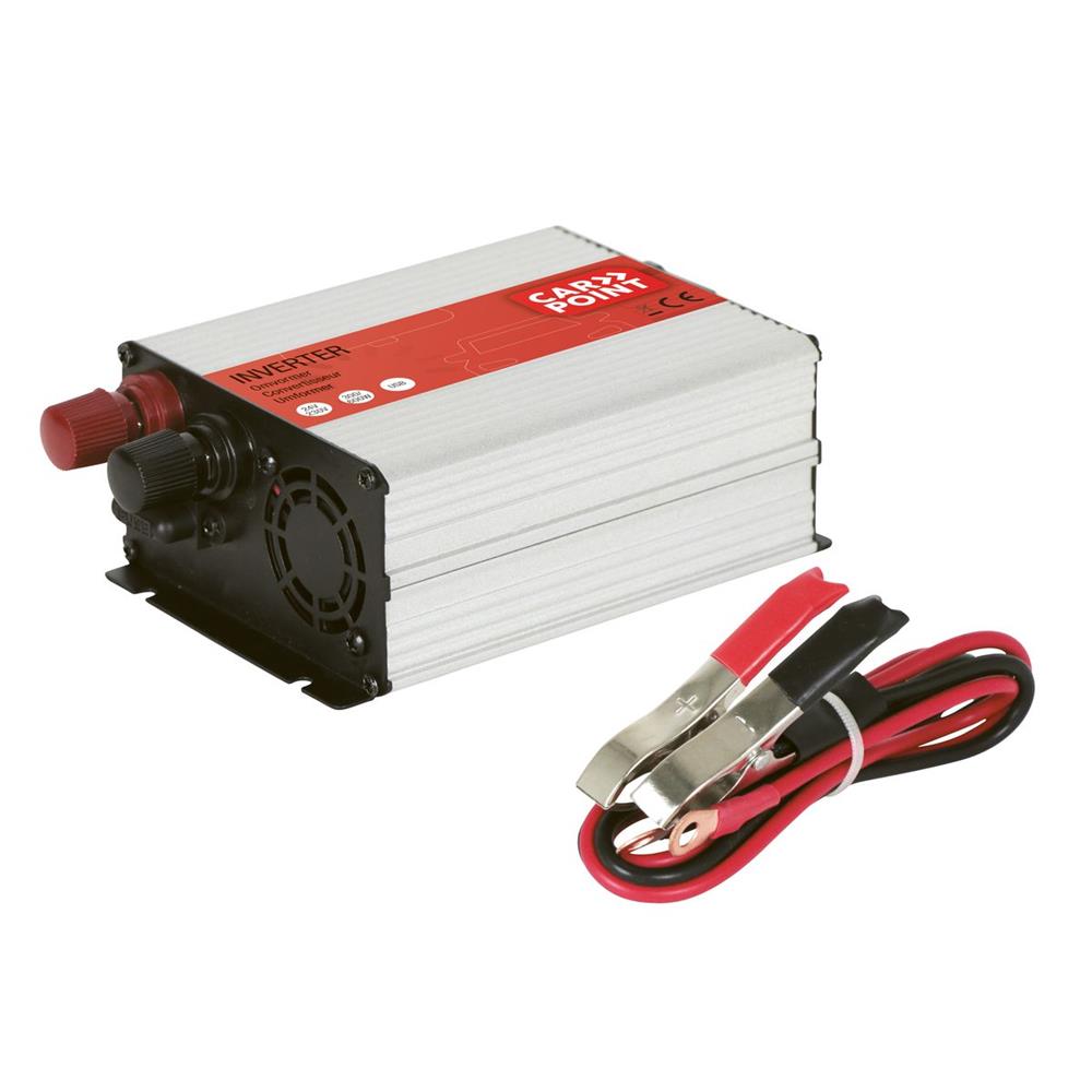 Conversor de 24V> 230V 300W com alicates de crocodilo. Construindo sonhos com os melhores materiais. Angola-Materiais.shop.