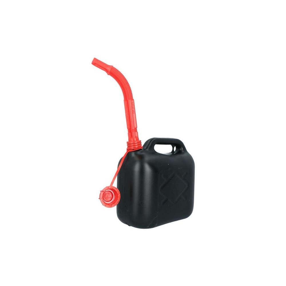 Jerrican de plástico preto para combustível 5L Carpoint. Qualidade que você pode ver, confiança que você sente. Angola-Materiais.shop.