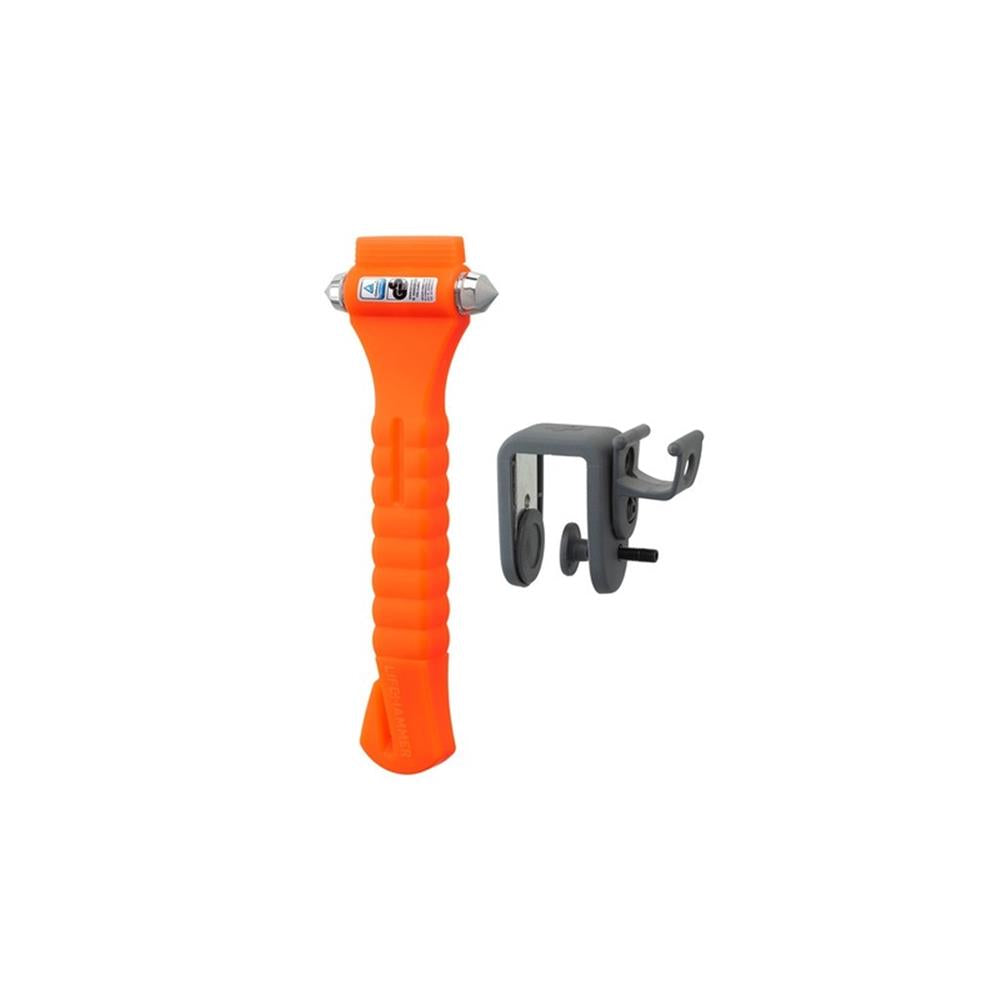 Martelo de emergência da Lifehammer Orange Fluehammer. Experiência, inovação e dedicação em cada produto. Angola-Materiais.shop.