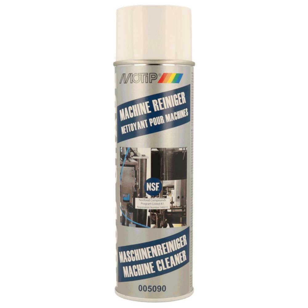 Limpador de máquinas de alimentos certifica o NSF-H1 Aerosol 500ml Motip. Materiais que fazem a diferença em cada projeto. Angola-Materiais.shop.
