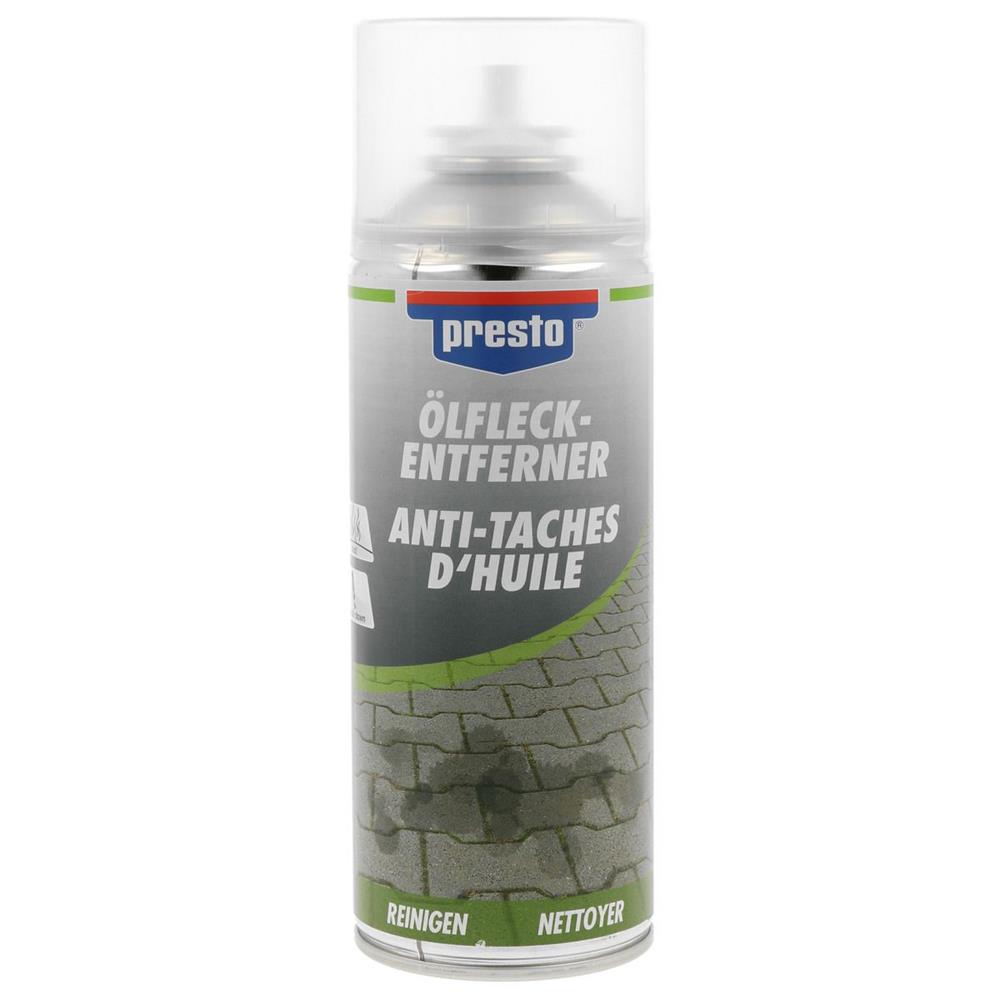 Limpador anti-manchas de óleo de aerossol de 400 ml de presto. Inovação que constrói futuros. Angola-Materiais.shop.