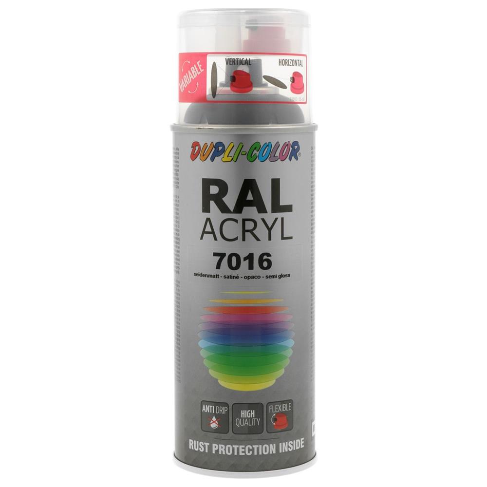Tinta acryl ral 7016 Satina 400 ml Dupli Color. Cada projeto é único, e nós temos os materiais perfeitos. Angola-Materiais.shop.