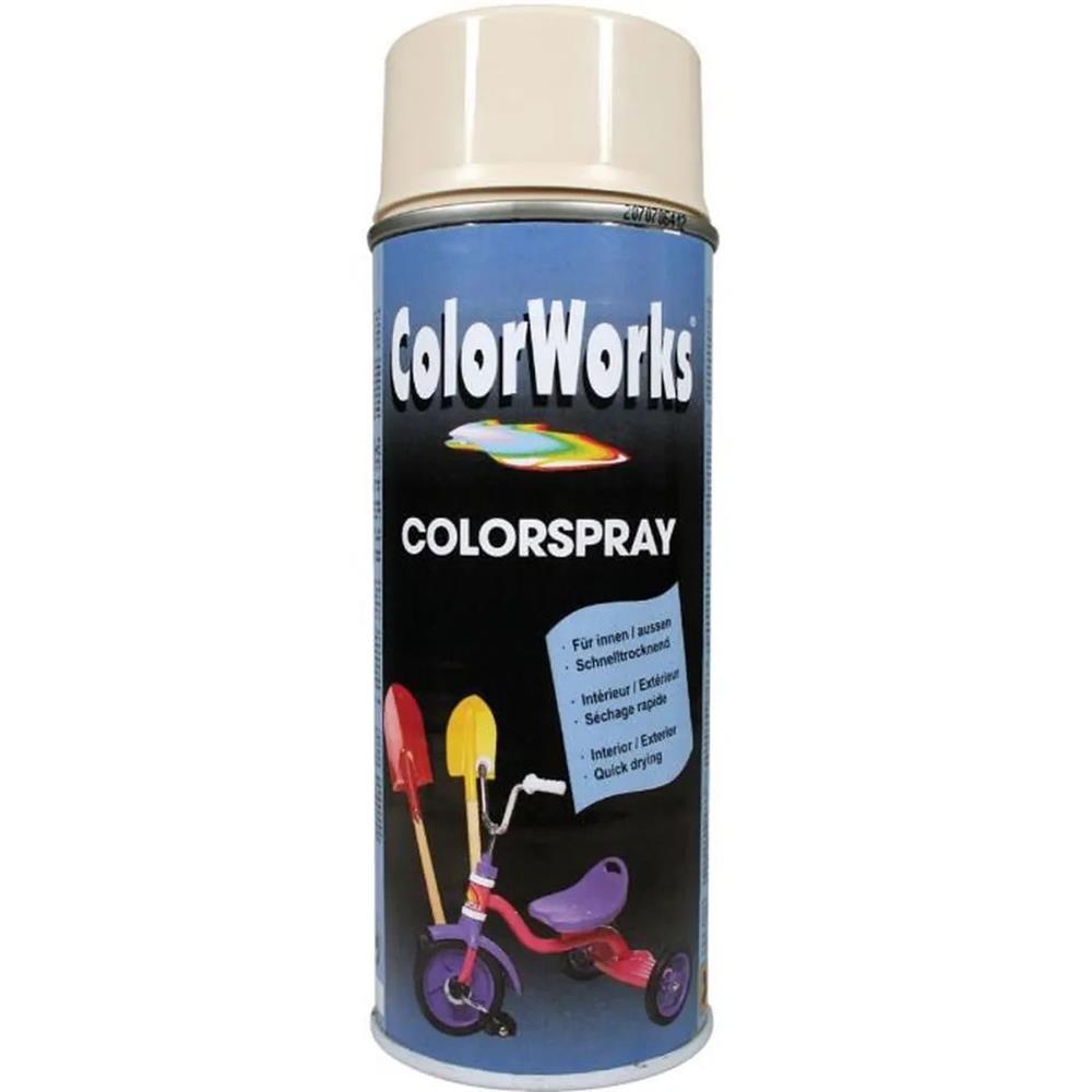 Tinta acrílica ral 1015 brilhante 400 ml colorworks. Construção inteligente começa aqui. Angola-Materiais.shop, sua fonte confiável de materiais profissionais.