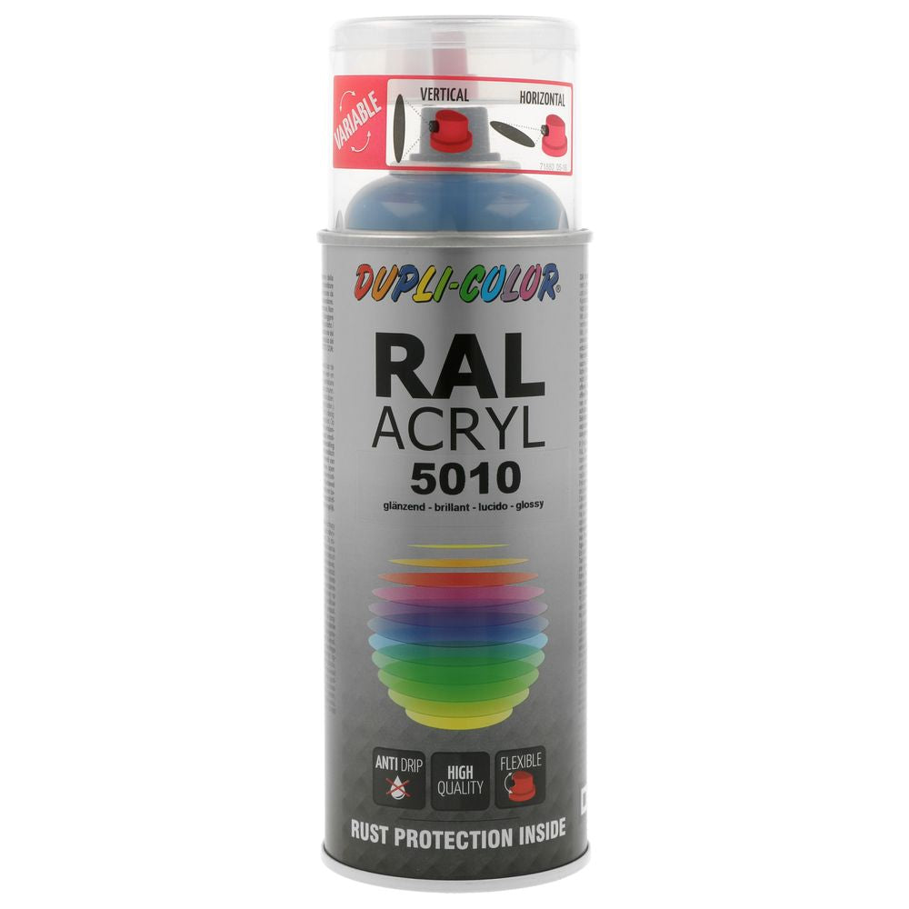 Tinta acrílica ral 5010 azul 400 ml cor dupli. Angola-Materiais.shop: Onde profissionais da construção encontram as melhores ferramentas e materiais.