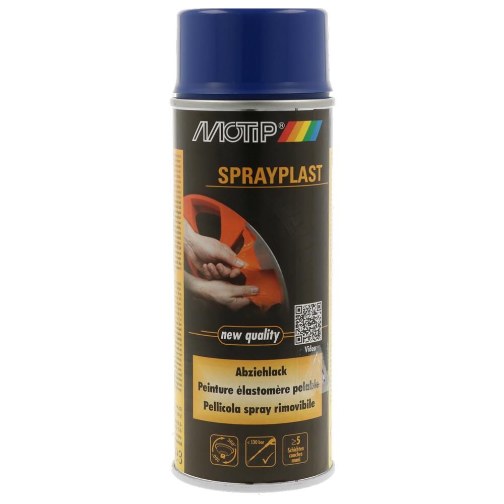 Pintura prejudicada Eslastomer Sprayplast Blue Aerosol 400ml Motip. Construindo sonhos com os melhores materiais. Angola-Materiais.shop.