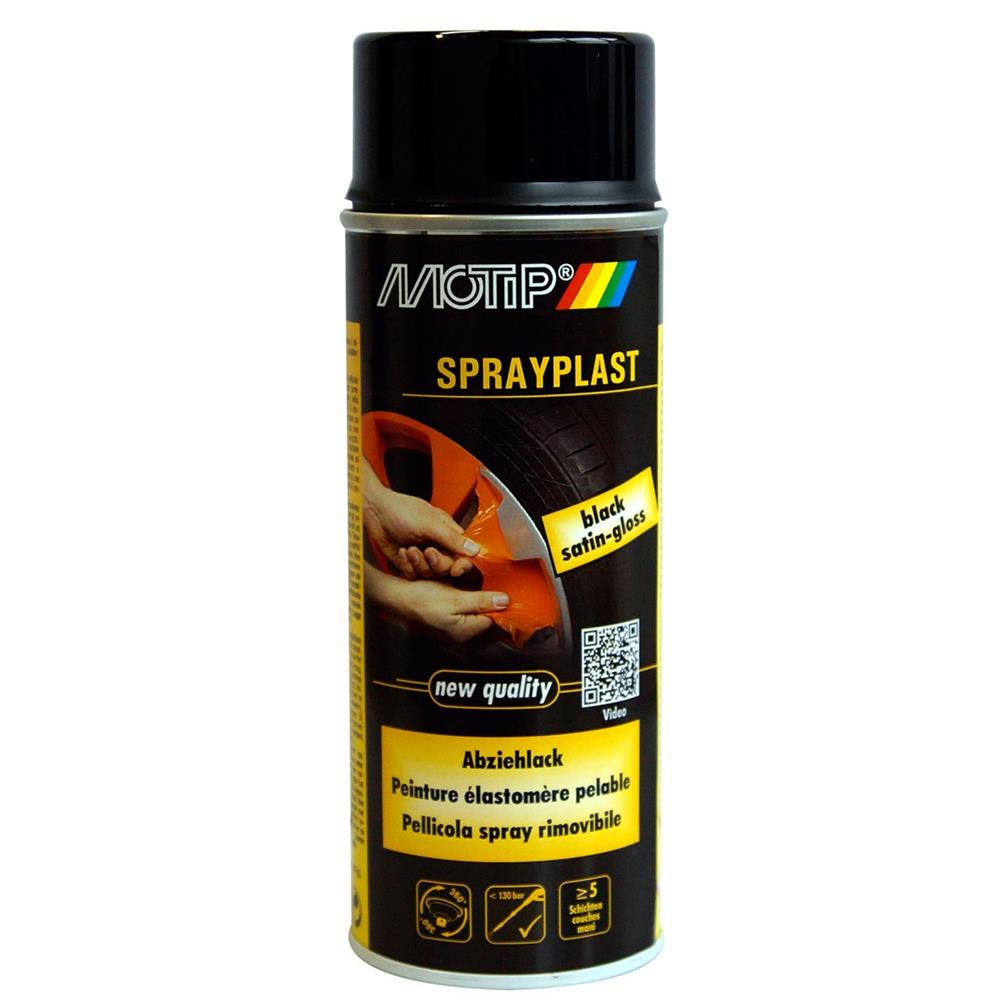 Pintura presa eslastômer sprayplast preto shiny aerossol 400ml Motip. Materiais de construção de ponta, preços acessíveis. Bem-vindo à Angola-Materiais.shop.
