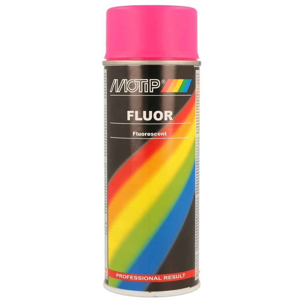 Fluo Pink Paint Aerosol 400ml Motip. A revolução dos materiais de construção está aqui. Angola-Materiais.shop.