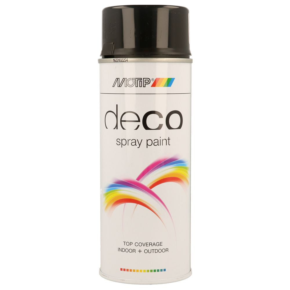 Pintura Deco Ral9005 Brilhante Aerossol 400ml Motip. Precisão, durabilidade e eficiência na Angola-Materiais.shop.
