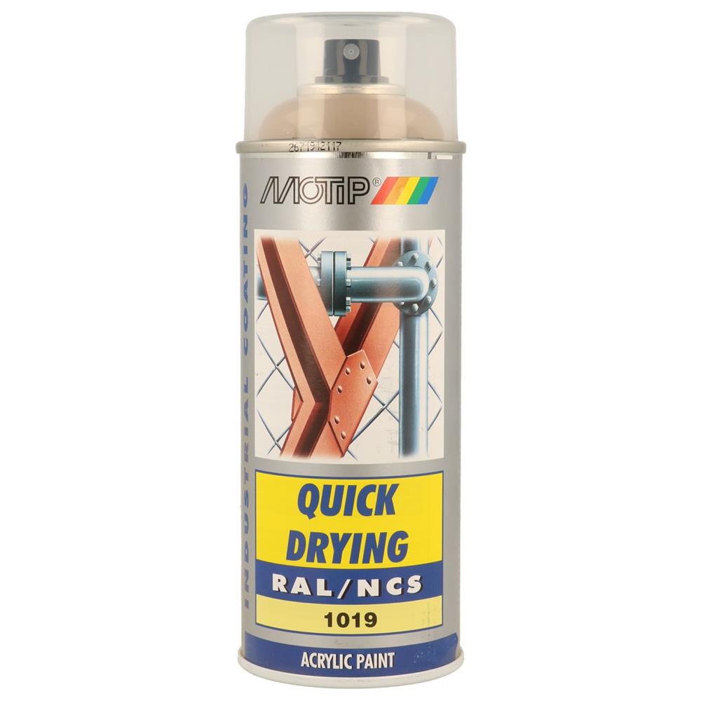 Ral acryl ral1019 pintando shrly aerossol 400ml Motip. Materiais de elite para construtores de sucesso. Angola-Materiais.shop.