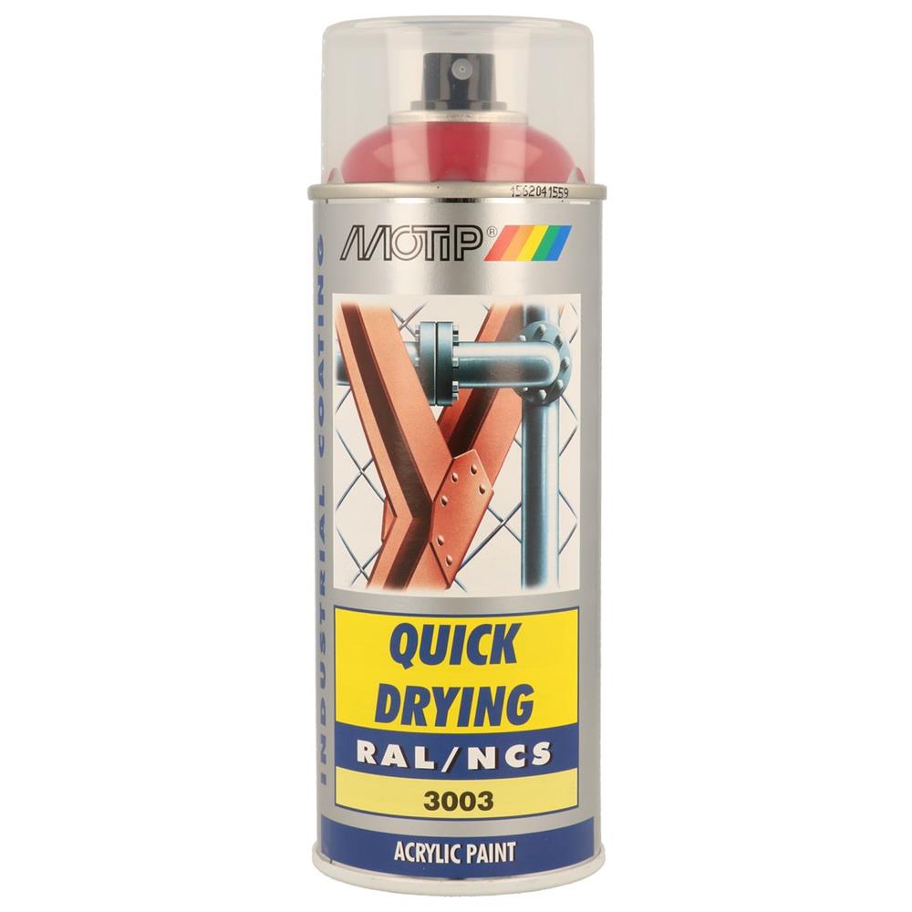 Ral acryl ral3003 pintando shrons aerosol 400ml Motip. Tecnologia, qualidade e performance em sintonia. Angola-Materiais.shop.