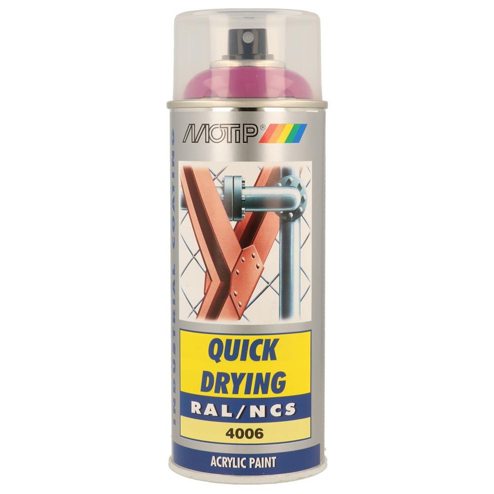 Ral acryl ral4006 pintando shonl aerosol 400ml Motip. Entrega rápida e confiável em todas as cidades de Angola. Angola-Materiais.shop, a sua solução completa para materiais de construção.