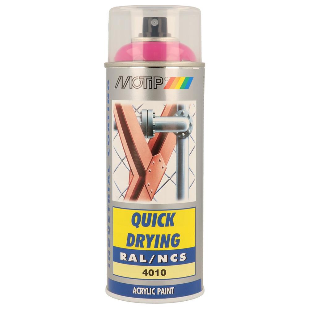 Ral acryl ral4010 pintura shonl aerosol 400ml Motip. Construção inteligente começa aqui. Angola-Materiais.shop, sua fonte confiável de materiais profissionais.