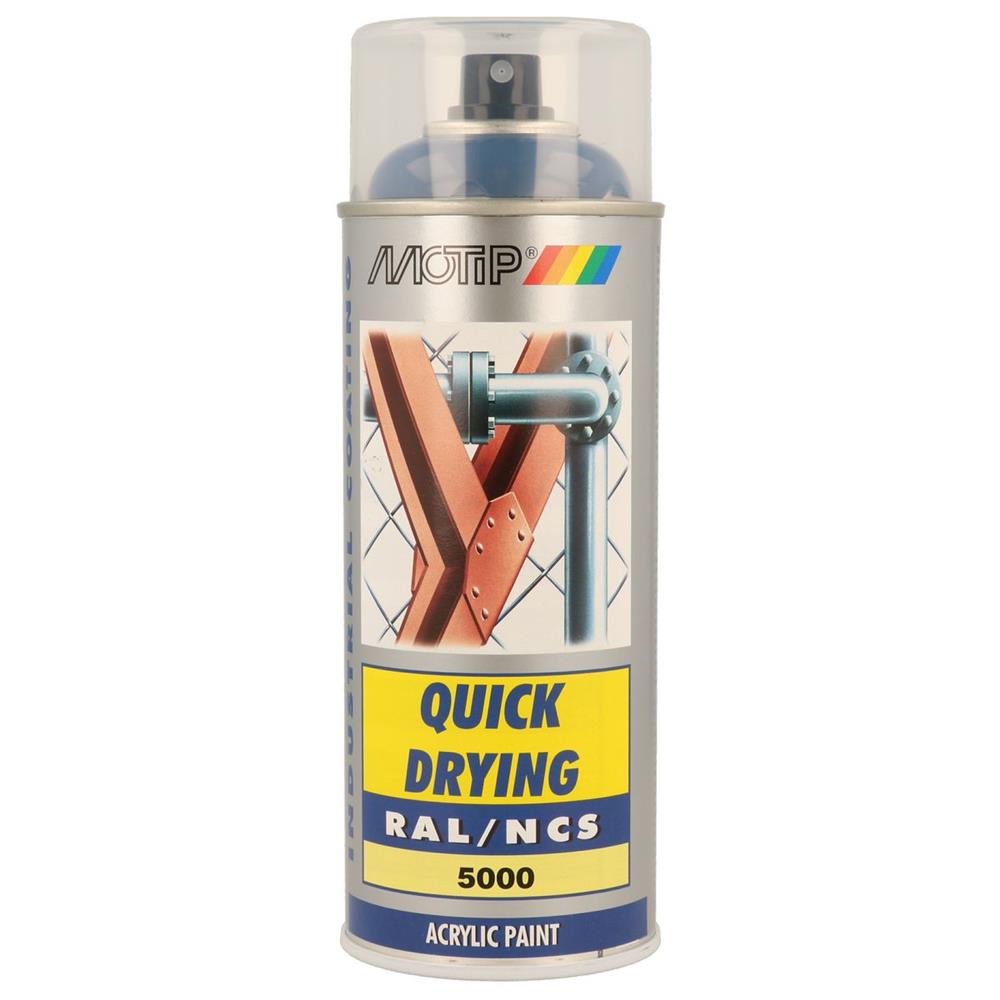 Ral acryl ral5000 pintura shonl aerosol 400ml Motip. Cada projeto é único, e nós temos os materiais perfeitos. Angola-Materiais.shop.