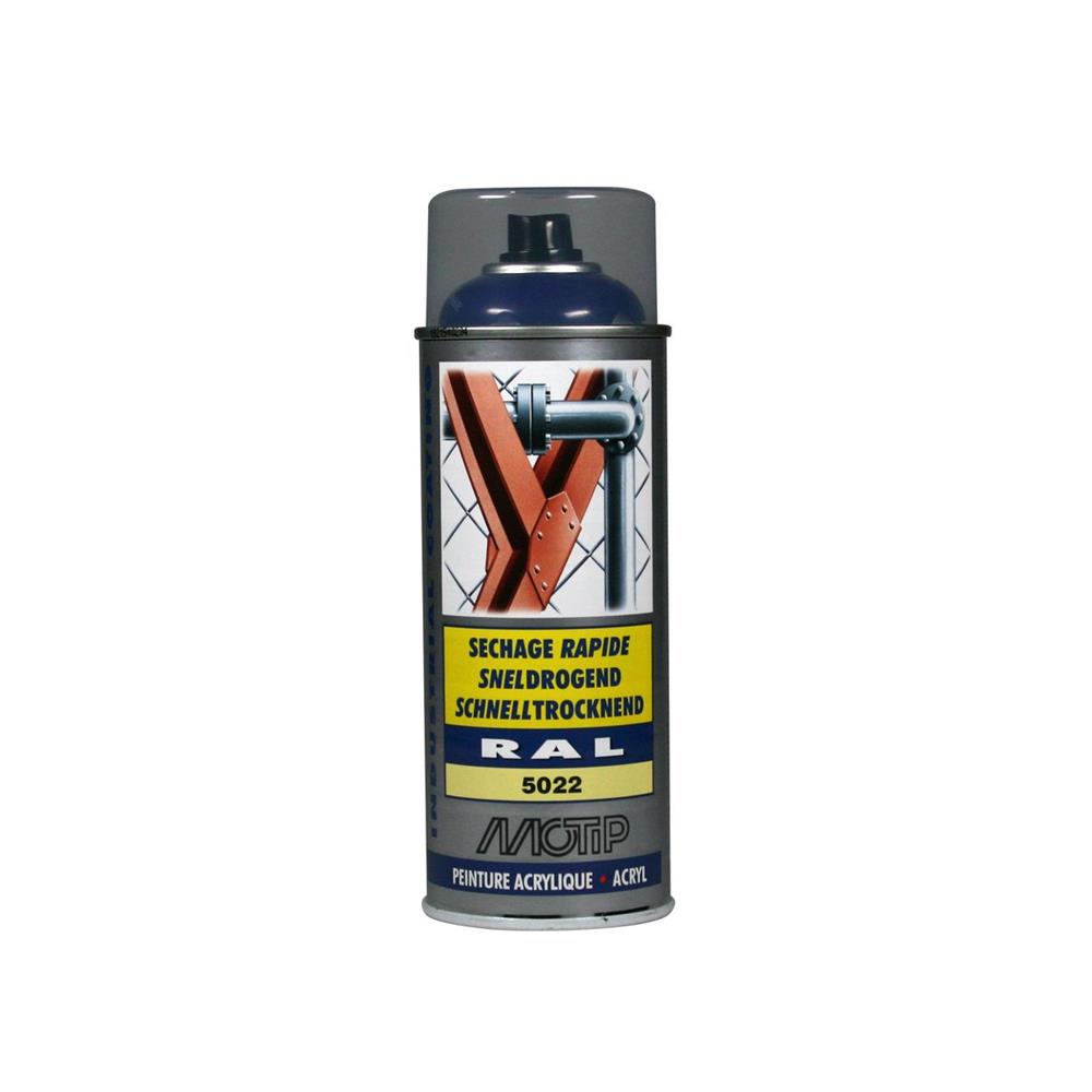 Ral acryl ral5022 pintando shrons aerosol 400ml Motip. Explore nosso catálogo extenso de materiais industriais e de construção na Angola-Materiais.shop. Entregamos qualidade e confiabilidade.
