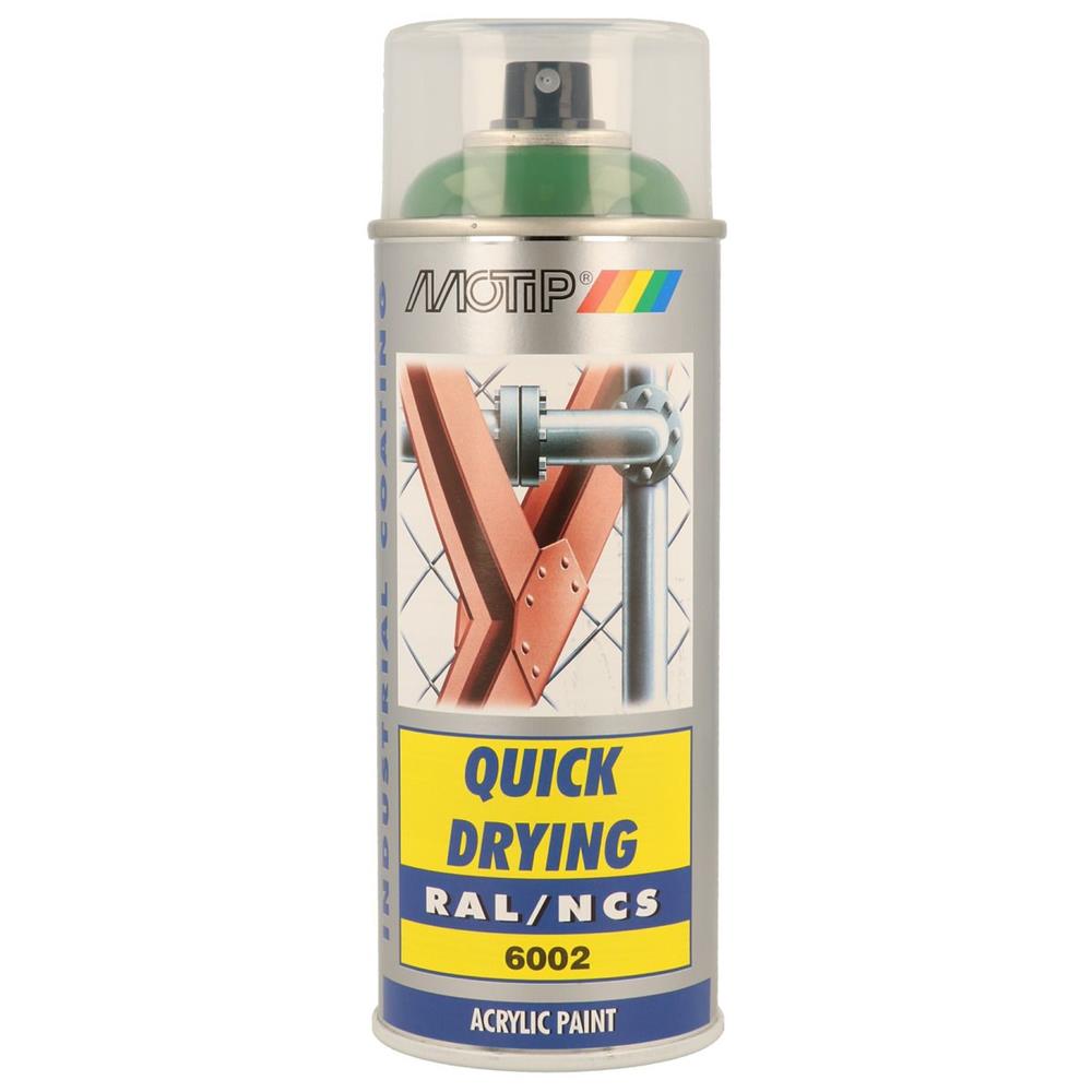 Ral acryl ral6002 pintando shrons aerosol 400ml Motip. Descubra os melhores materiais hidráulicos e elétricos na Angola-Materiais.shop. Fornecemos produtos confiáveis para todas as suas necessidades de construção.