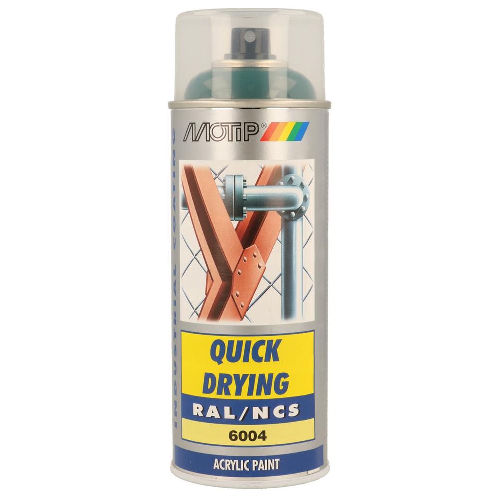 Ral acryl ral6004 pintando aerosol 400ml Motip. Entrega rápida e confiável em todas as cidades de Angola. Angola-Materiais.shop, a sua solução completa para materiais de construção.