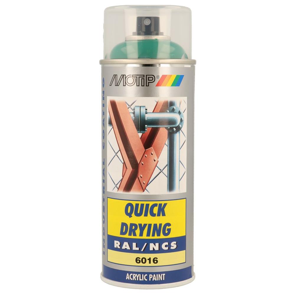 Ral acryl ral6016 pintando aerosol 400ml Motip. Transforme seus projetos de construção com Angola-Materiais.shop - o melhor em hardware e materiais industriais.