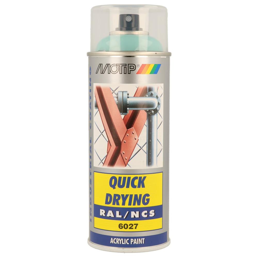 Ral acryl ral6027 pintando aerossol 400ml Motip. Tecnologia, qualidade e performance em sintonia. Angola-Materiais.shop.