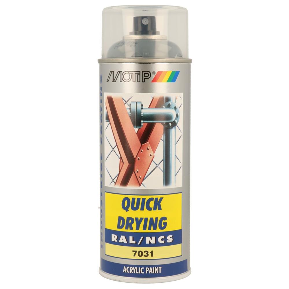 Ral acryl ral7031 pintando aerossol 400ml Motip. Materiais de construção sob medida para cada projeto. Angola-Materiais.shop, sua solução personalizada.