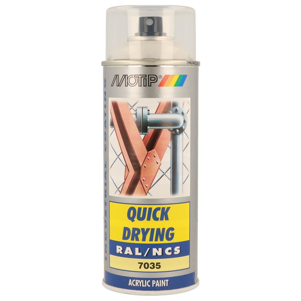 Ral acryl ral7035 pintando aerosol 400ml Motip. A força dos melhores materiais ao seu alcance. Angola-Materiais.shop.