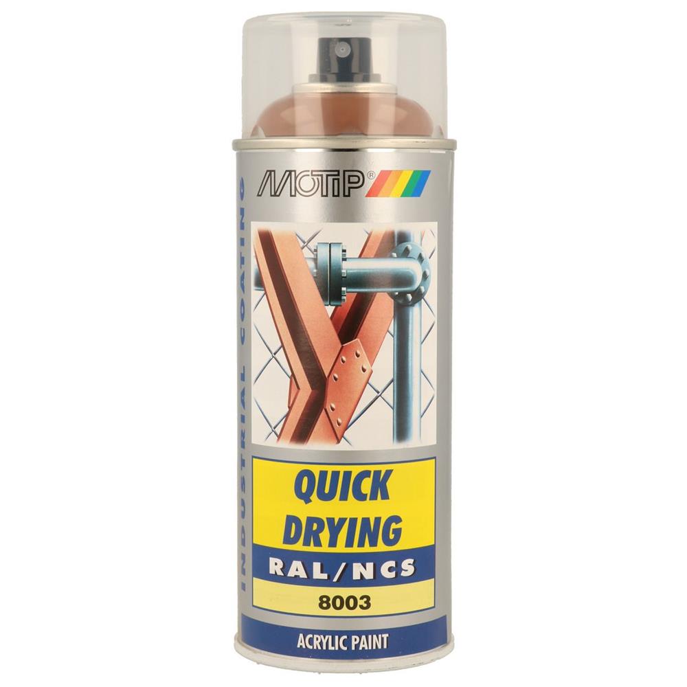 Ral acryl ral8003 pintando aerossol 400ml Motip. Construindo excelência, entregando sonhos. Angola-Materiais.shop.