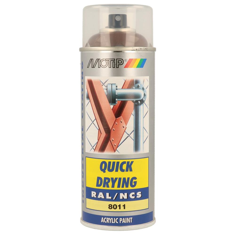Ral acryl ral8011 pintura shonl aerosol 400ml Motip. Máxima qualidade, mínimo esforço. Angola-Materiais.shop simplifica suas compras de materiais de construção.