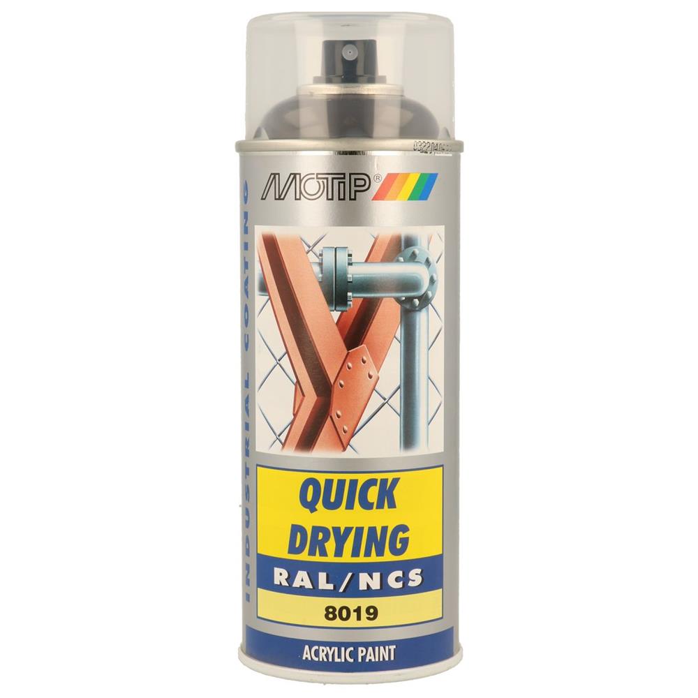 Ral acryl ral8019 pintura de motivos aerossol 400ml. Materiais de construção que fazem a diferença. Angola-Materiais.shop, sua escolha inteligente.