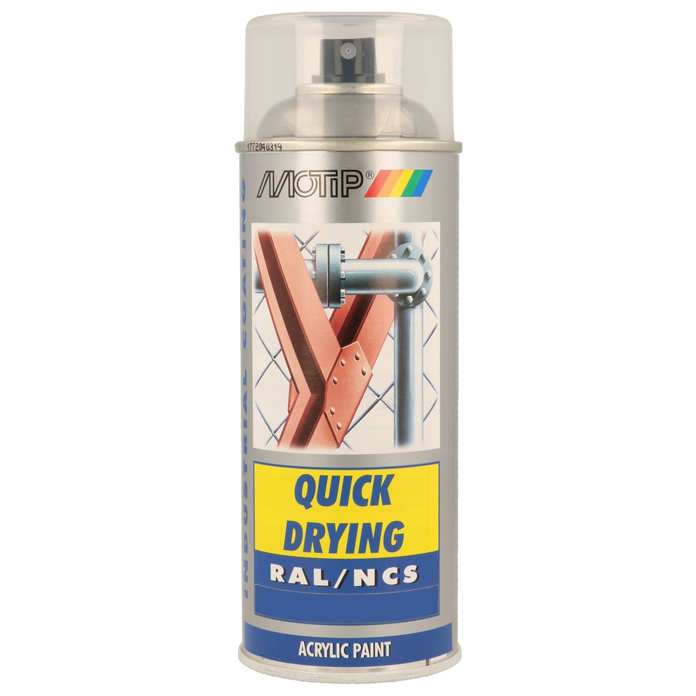 Ral acryl ral9003 pintura ral9003 aerosol 400ml Motip. Sua obra, nossos materiais. Angola-Materiais.shop, parceiro da construção angolana.
