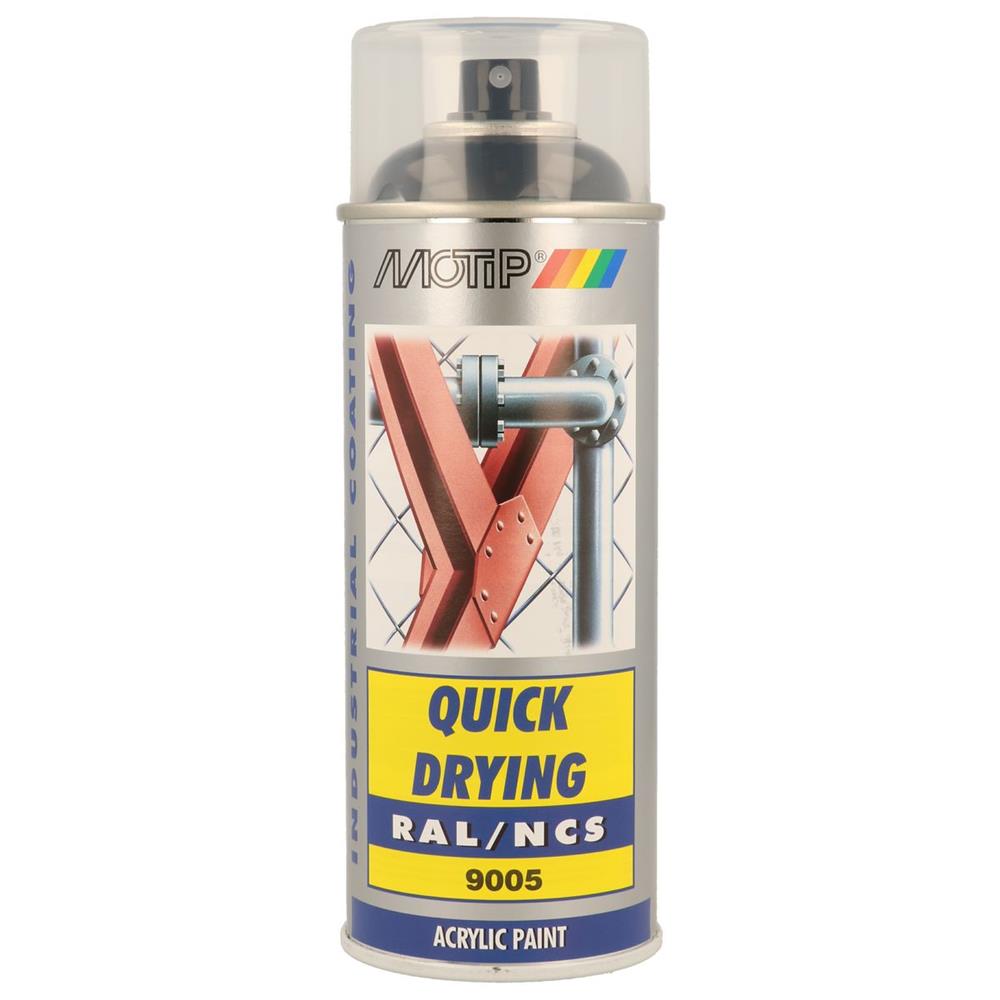 Ral acryl ral9005 pintando aerosol 400ml Motip. Encontre produtos hidráulicos e elétricos de alta qualidade na Angola-Materiais.shop. Atendemos projetos de pequena e grande escala.