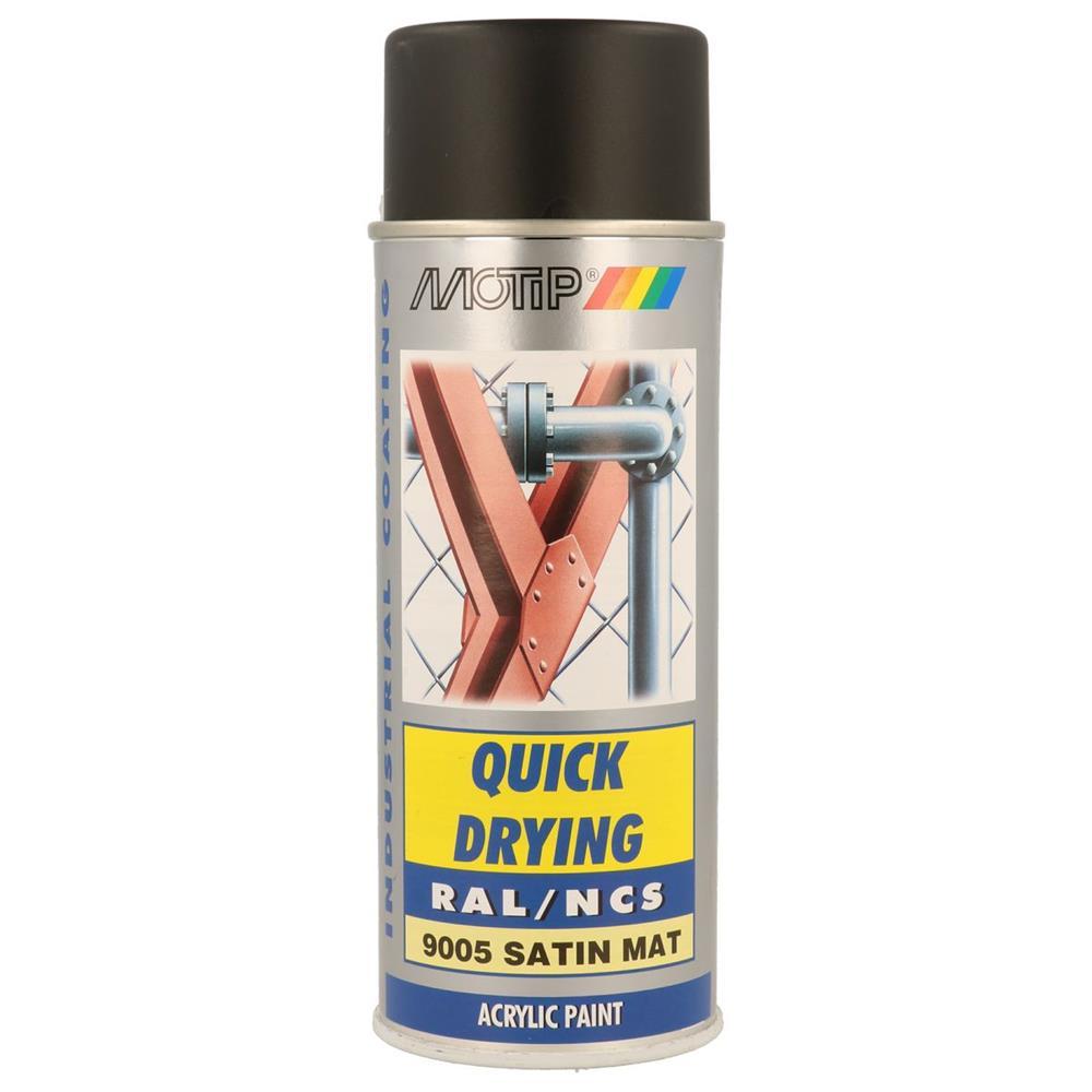 Pintura ral acryl ral9005 satine aerossol 400ml Motip. Angola-Materiais.shop é o seu parceiro de confiança para materiais de construção e industriais. Desfrute de uma experiência de compra perfeita.