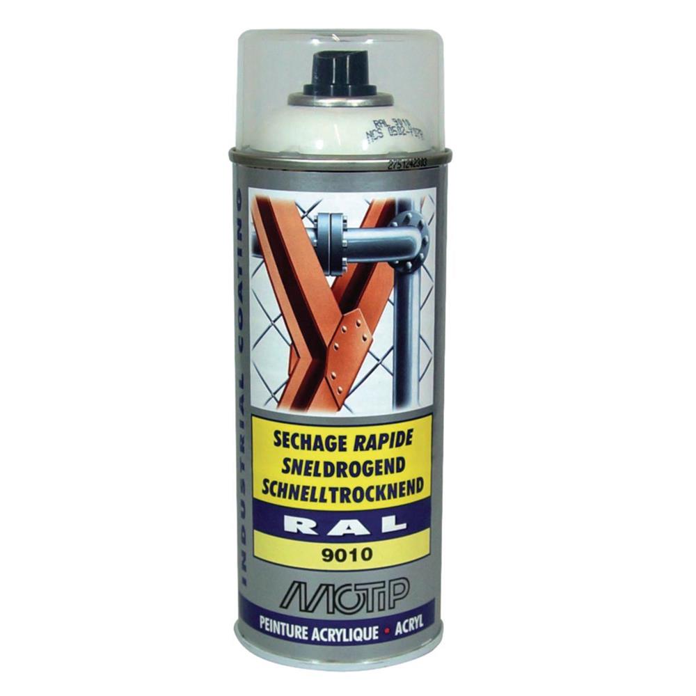 RAL ACRYL RAL9010 MAT AEROSOL 400ML MOTIP PINTURA. Entrega rápida e confiável em todas as cidades de Angola. Angola-Materiais.shop, a sua solução completa para materiais de construção.