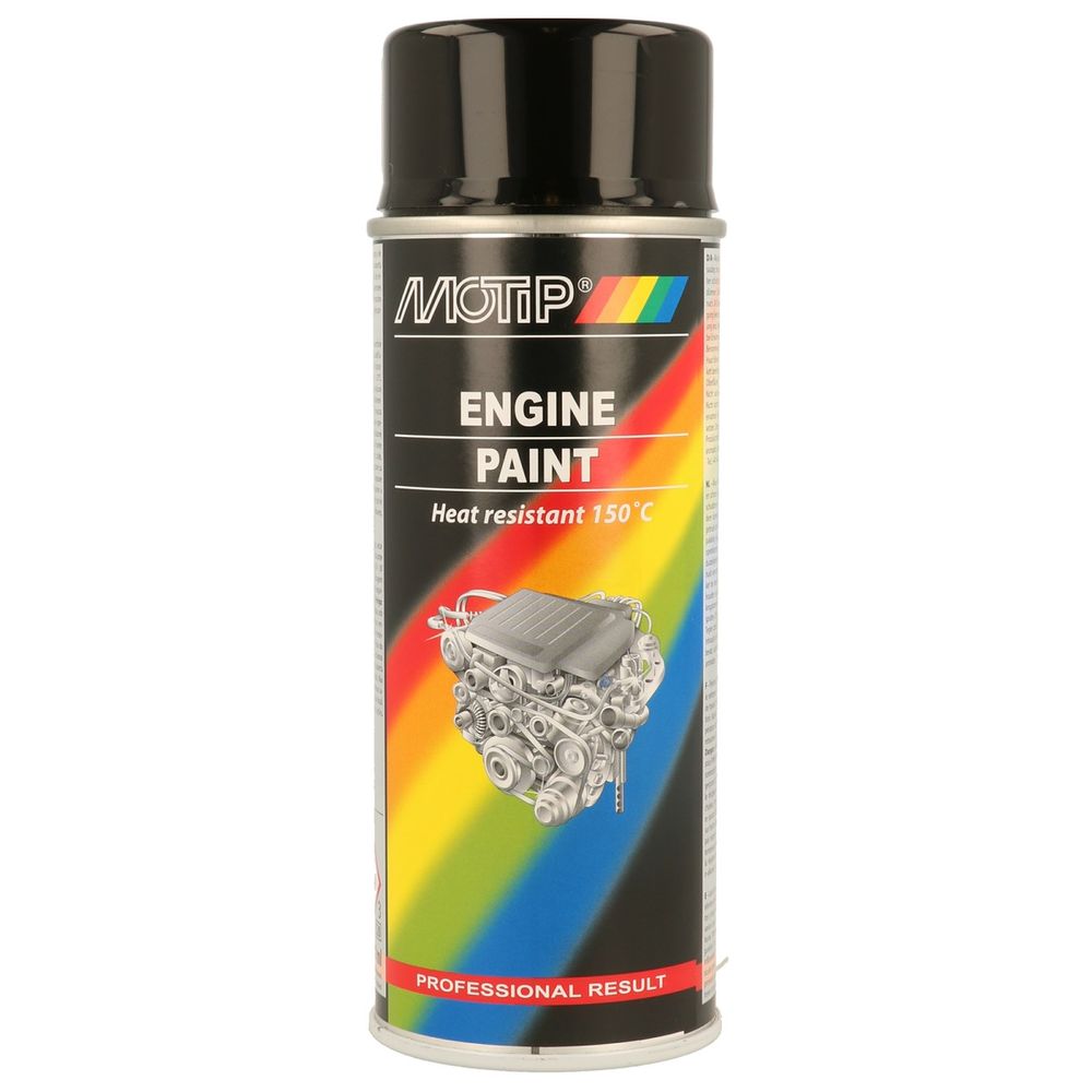 Tinta brilhante do motor preto 150 ° C Aerossol 400ml Motip. Projetos maiores, melhores e mais rápidos com Angola-Materiais.shop. Tudo o que você precisa, um clique de distância.
