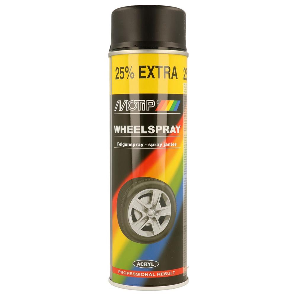 Pintura para aros pretos MAT Aerossol 500ml Motip. Construa o futuro com os melhores materiais. Angola-Materiais.shop, sua loja de confiança.
