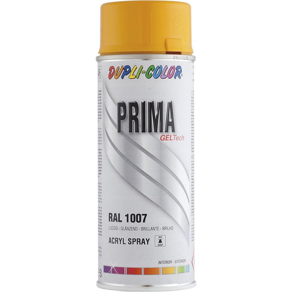 Prima ral 1007 brilhante tinta amarela cromada 400 ml Dupli Color. Sua visão, nossos materiais. Juntos, construímos o futuro. Angola-Materiais.shop.