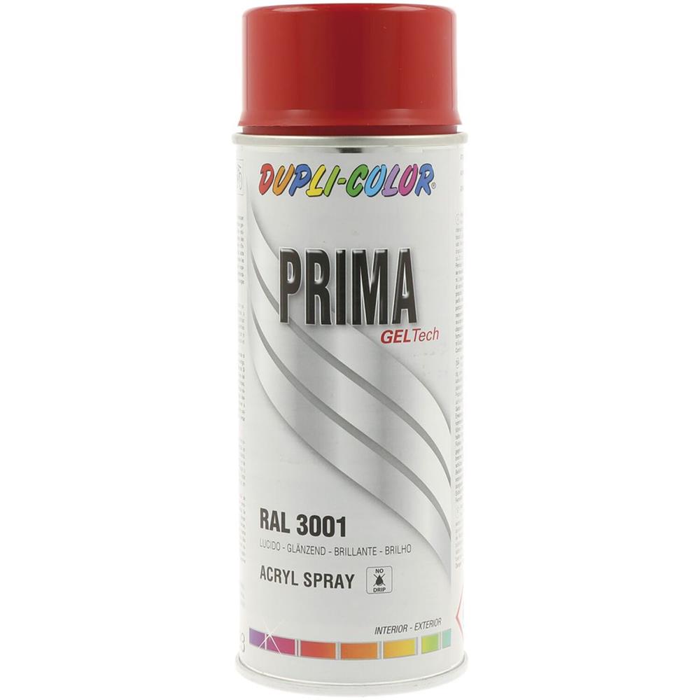 Prima ral 3001 sinal de tinta vermelha brilhante 400ml Dupli Color. Encontre produtos hidráulicos e elétricos de alta qualidade na Angola-Materiais.shop. Atendemos projetos de pequena e grande escala.
