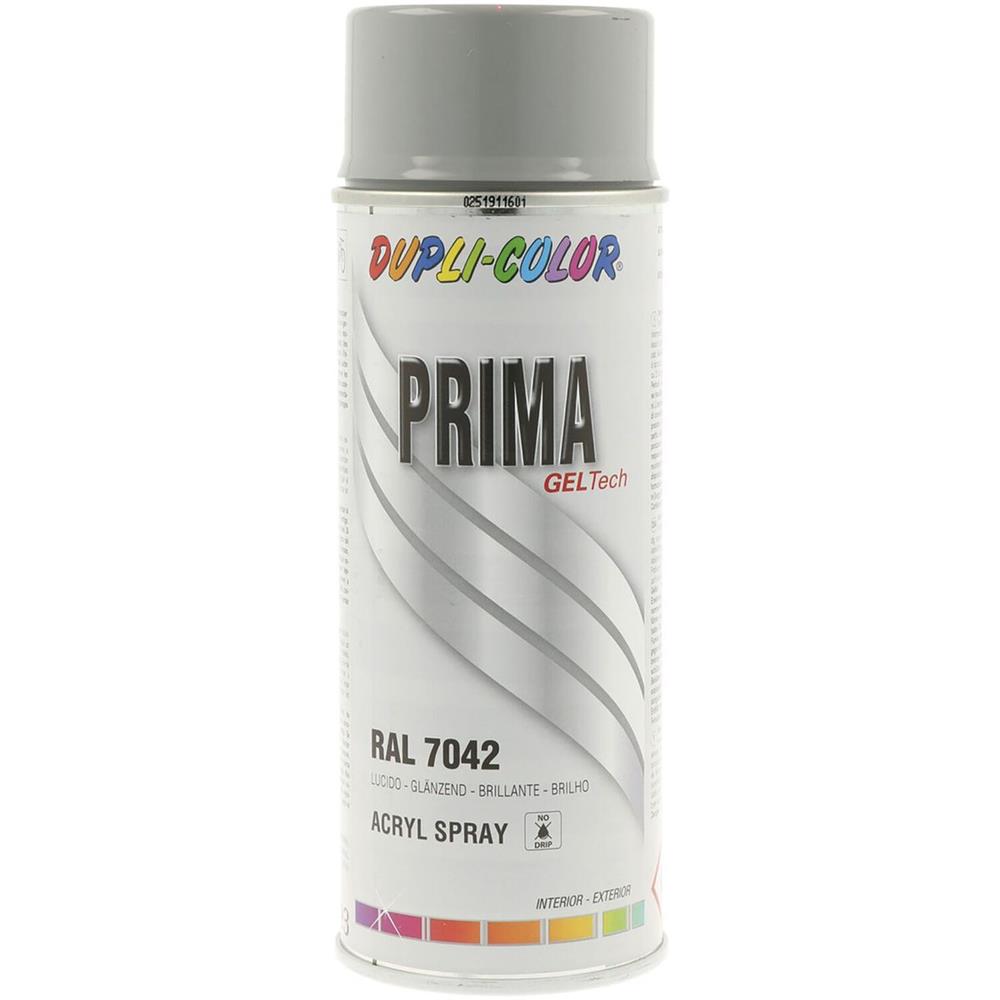 Prima ral 7042 tinta cinza sinal brilhante 400ml Dupli Color. Inovação que constrói futuros. Angola-Materiais.shop.