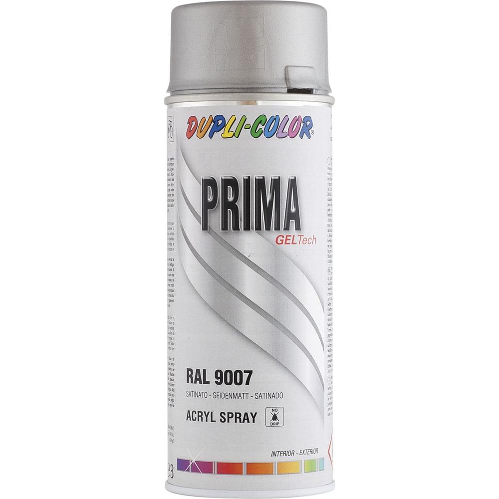 Prima ral 9007 tinta cinza ALU Satine 400ml Dupli Color. Qualidade garantida em cada produto na Angola-Materiais.shop. Construa o futuro com os melhores materiais do mercado.