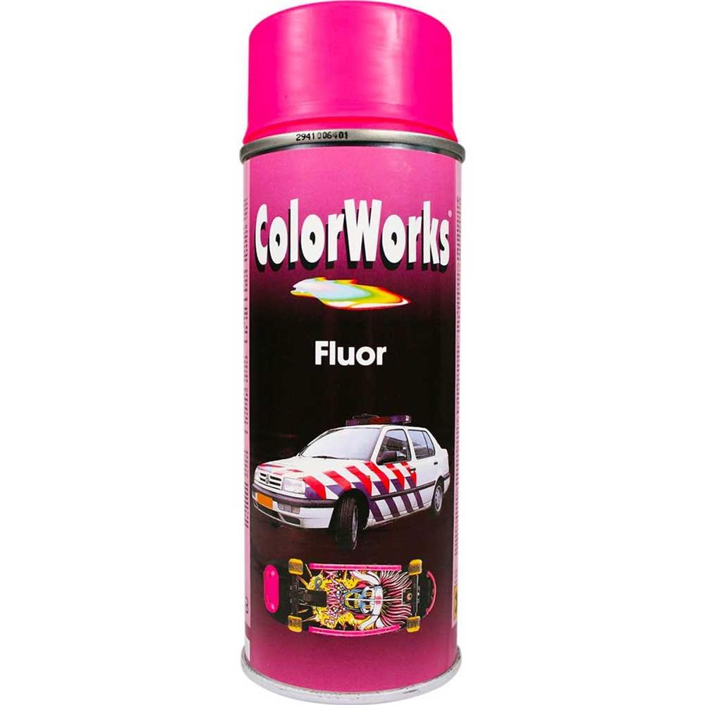 Fluo Pink Paint 400ml Colorworks. Materiais de construção que fazem a diferença. Angola-Materiais.shop, sua escolha inteligente.